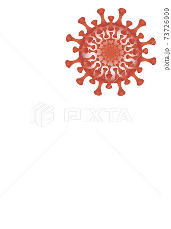 Coronavirus - isolate on a white background, format A4. Coronavirus - isolate on a white background, format A4. 73726909