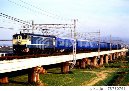 1997年　山陽本線を行くEF651122ブルートレインあかつき 73730761