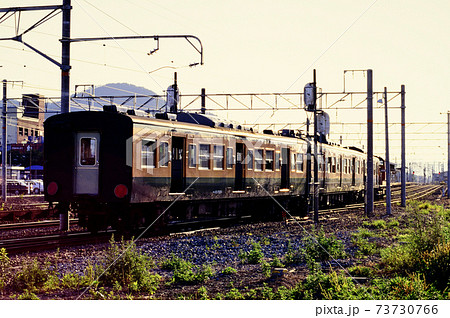 1997年6月　脱線事故後回送される山陰線113系電車 73730766