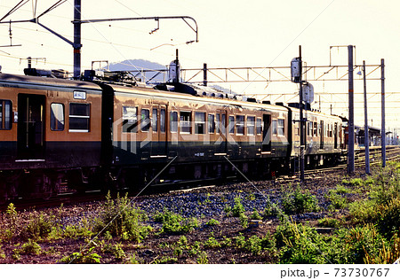 1997年6月 脱線事故後回送される山陰線113系電車 1997年6月 脱線事故後回送される山陰線113系電車 73730767