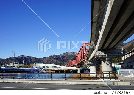 鉄の町釜石　鉄橋 73732163