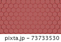 六角形のパイプのパターンからなるハニカム模様 73733530