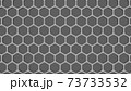 六角形のパイプのパターンからなるハニカム模様 73733532