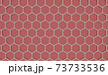 六角形のパイプのパターンからなるハニカム模様 73733536