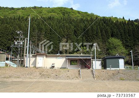 奥羽本線　陣場駅（駅舎） 73733567