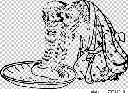 生地をこねるサル 生地をこねるサル 73733946