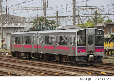酒田駅に留置中の羽越本線701系(秋田⇔酒田) 酒田駅に留置中の羽越本線701系(秋田⇔酒田) 73734121