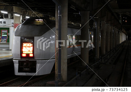 上野駅で発車待ちの特急スワローあかぎ 上野駅で発車待ちの特急スワローあかぎ 73734125