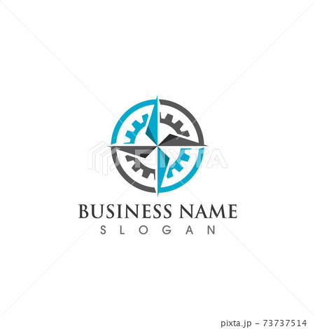 compass logo and symbol gps vector 73737514