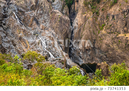 View of the Barron Falls near Kuranda in north Queensland, Australia 73741353