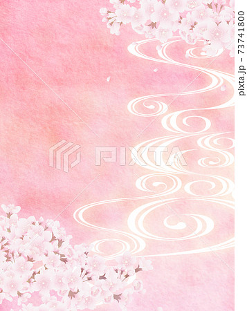 桜 背景素材 のイラスト素材