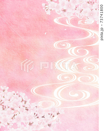 桜 背景素材 のイラスト素材 桜 背景素材 のイラスト素材