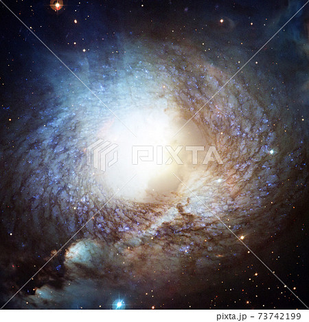 Starry deep outer space. Elements of this image furnished by NASA 73742199