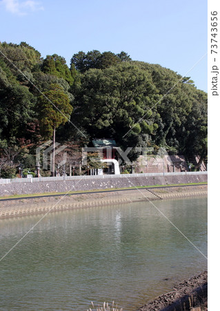 伊万里川と伊万里神社楼門 伊万里川と伊万里神社楼門 73743656