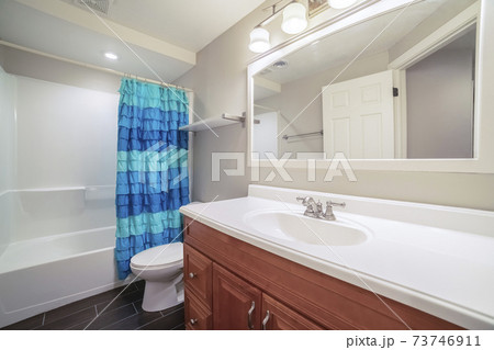 Interior of a small modern bathroom bright interior Interior of a small modern bathroom bright interior 73746911