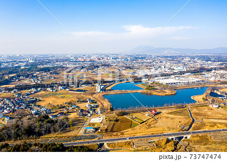 つくば市内の街並み　茨城県 73747474
