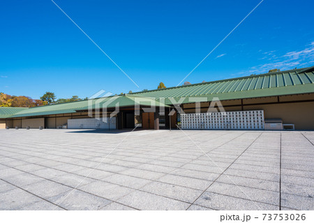 京都迎賓館の正面玄関 73753026