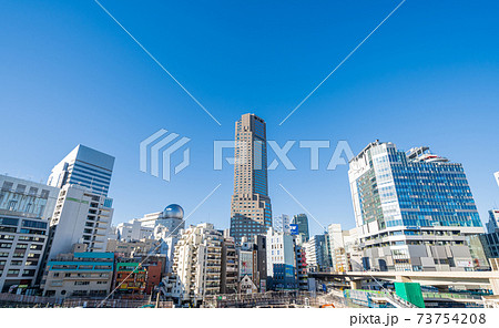 「東京都」渋谷の街並み 73754208