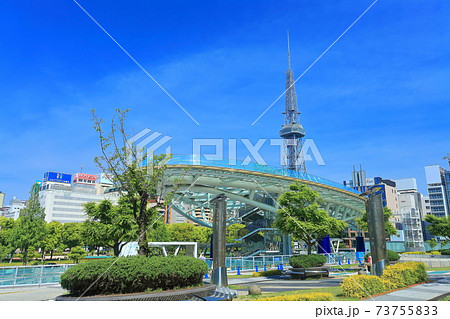 【愛知県】テレビ塔とオアシス21（水の宇宙船） 73755833