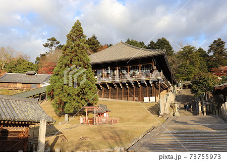 東大寺二月堂　世界遺産　奈良　奈良県 73755973