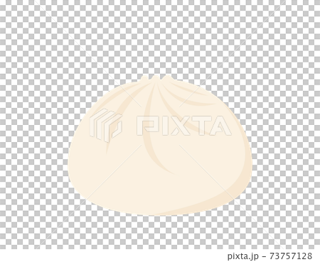 矢量圖的中國bun頭，肉pork頭，豬肉頭 73757128