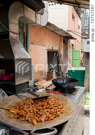 インド_街角の屋台 インド_街角の屋台 73757387