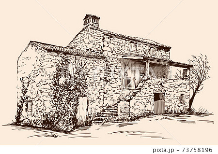 A village house. A village house. 73758196