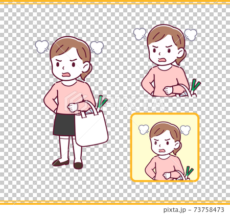ピンクの服を着た女の子 ピンクの服を着た女の子 73758473