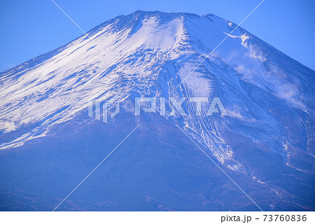 冬の富士山 山中湖 長池親水公園 冬の富士山 山中湖 長池親水公園 73760836