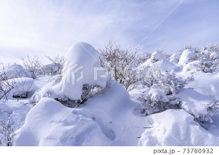 冬 山 雪景色 73760932