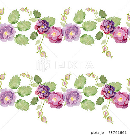 midnight rose watercolor hand drawn floral frieze midnight rose watercolor hand drawn floral frieze 73761661