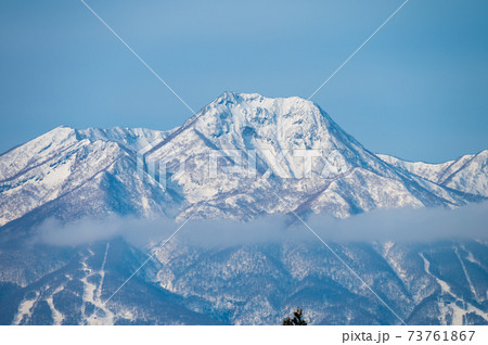 タングラムスキー場からの景色　妙高山／冬 73761867