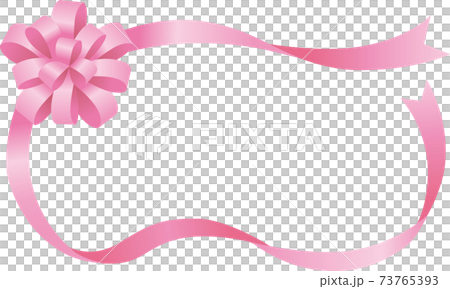 Gorgeous ribbon frame square (pink) Gorgeous ribbon frame square (pink) 73765393