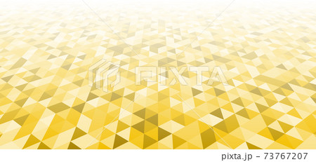 Abstract modern geometric yellow triangles pattern perspective background and texture. Abstract modern geometric yellow triangles pattern perspective background and texture. 73767207