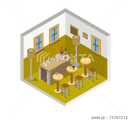 isometric bar room 73767213
