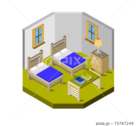 isometric kids room 73767249