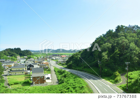 松島海岸駅から石巻駅までの仙石線/仙石東北ライン車窓からの風景 松島海岸駅から石巻駅までの仙石線/仙石東北ライン車窓からの風景 73767388