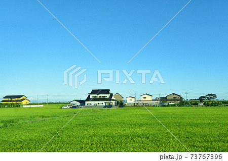 松島海岸駅から石巻駅までの仙石線/仙石東北ライン車窓からの風景 松島海岸駅から石巻駅までの仙石線/仙石東北ライン車窓からの風景 73767396