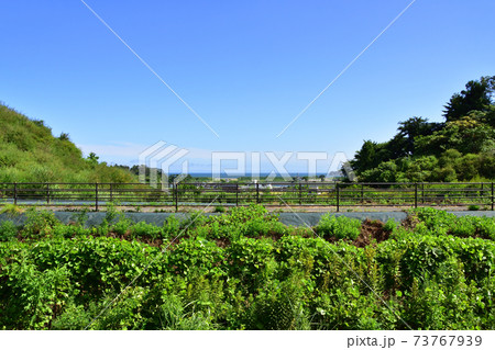 宮城県東松島市の野蒜駅と周辺風景 73767939