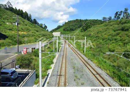 宮城県東松島市の野蒜駅と周辺風景 73767941