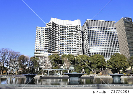 千代田区大手町の風景　和田倉噴水公園 73770503