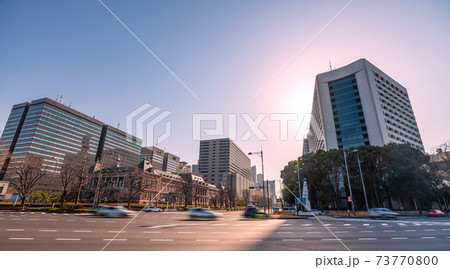 日本の東京都市景観 警視庁など官庁街を望む 日本の東京都市景観 警視庁など官庁街を望む 73770800