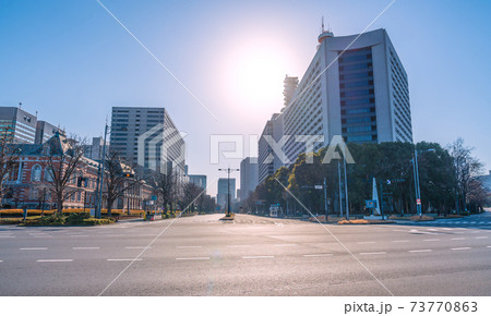 日本の東京都市景観 警視庁などを望む 日本の東京都市景観 警視庁などを望む 73770863