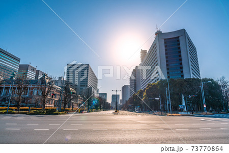 日本の東京都市景観 警視庁などを望む 日本の東京都市景観 警視庁などを望む 73770864