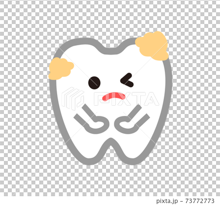 Tooth dirt character Tooth dirt character 73772773