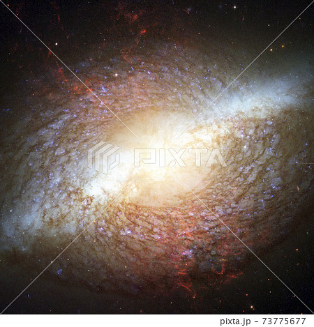 Spiral Galaxy. Elements of this image furnished by NASA 73775677