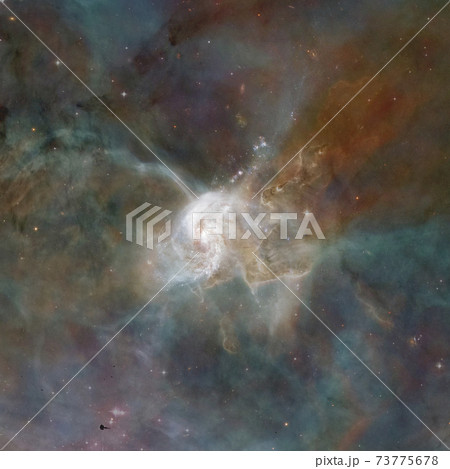 Nebula and stars in deep space. Elements of this image furnished by NASA 73775678