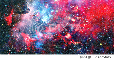Starry deep outer space. Elements of this image furnished by NASA 73775685