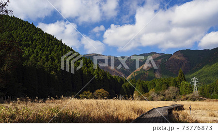静岡県富士宮市小田貫湿原の秋 73776873