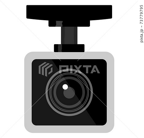 防犯用の監視カメラのベクターイラストのイラスト素材